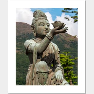 Tian Tan Buddha, Lantau Island, Hong Kong Posters and Art